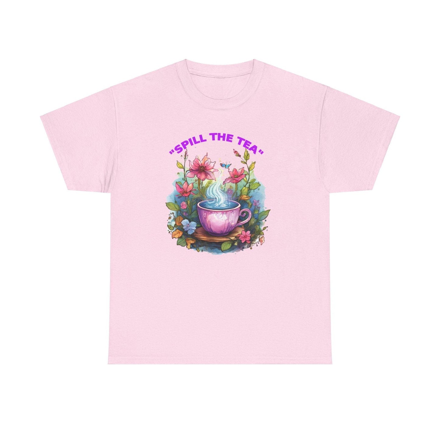 Unisex Tee - Spill the Tea Design - S-Mart Shop Smart Treasures