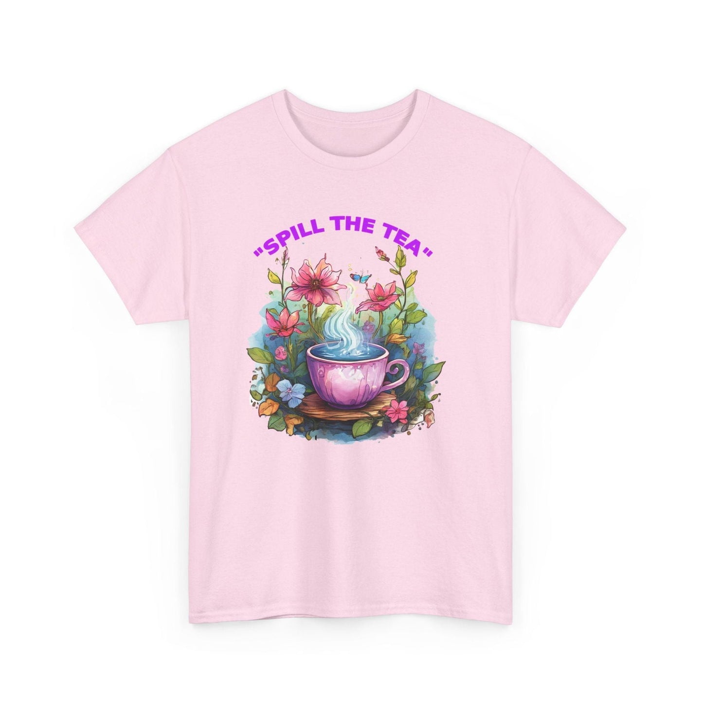 Unisex Tee - Spill the Tea Design - S-Mart Shop Smart Treasures
