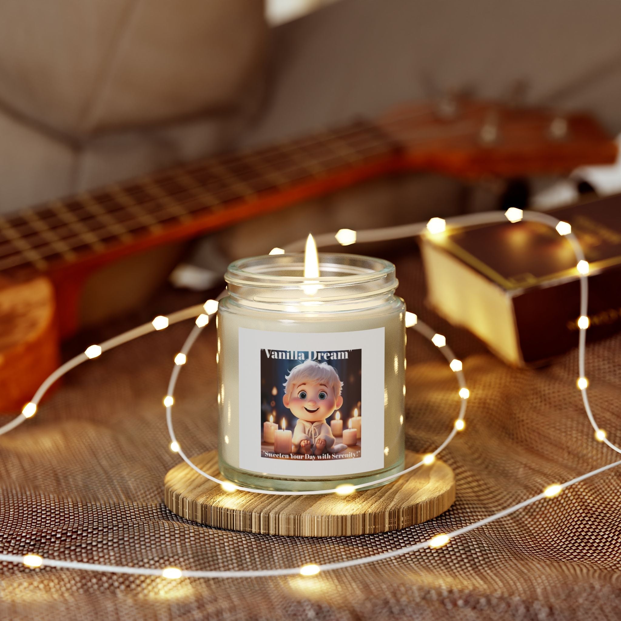 Vanilla Dream Scented Candle - 4oz & 9oz - Cozy Home Fragrance - S-Mart Shop Smart Treasures