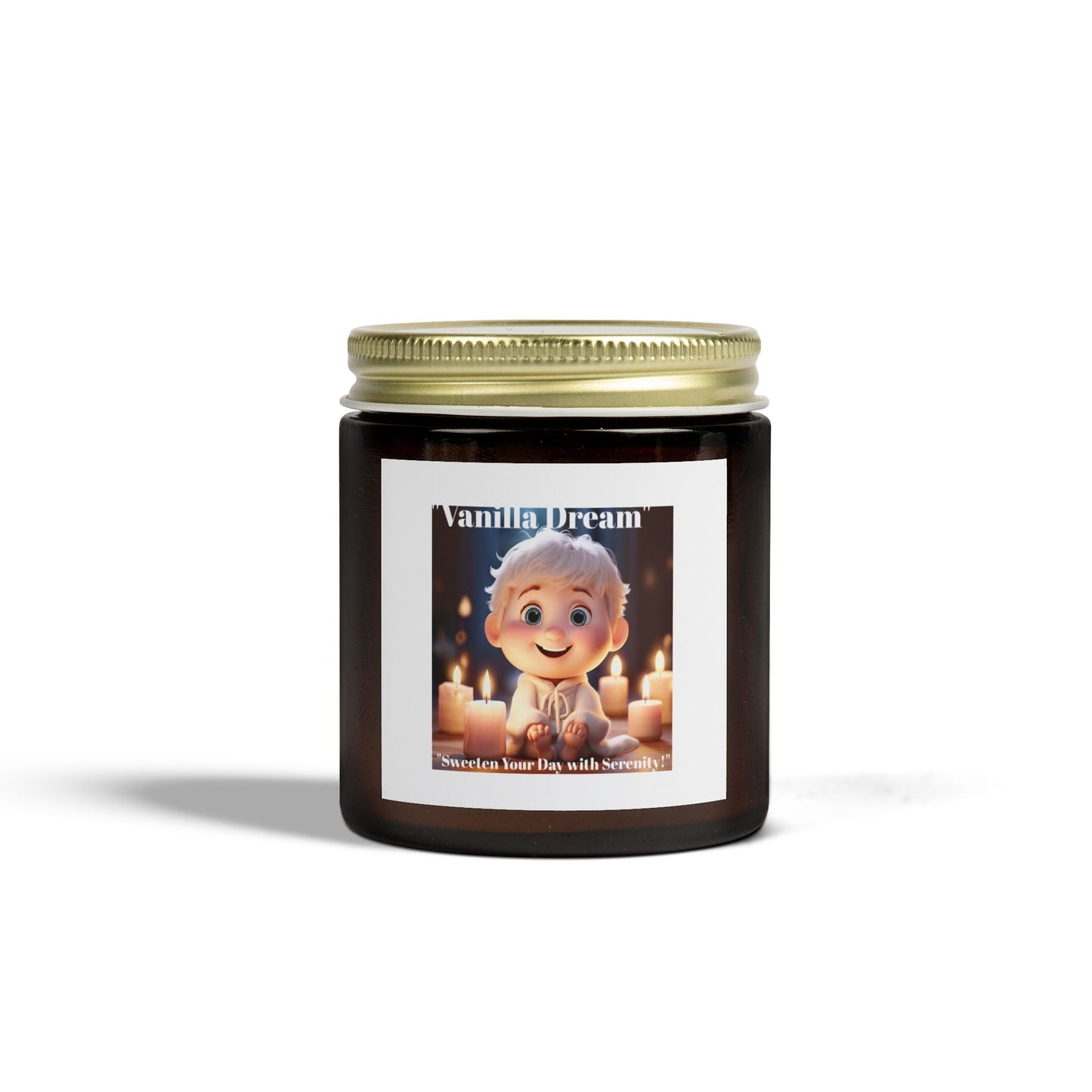 Vanilla Dream Scented Candle - 4oz & 9oz - Cozy Home Fragrance - S-Mart Shop Smart Treasures