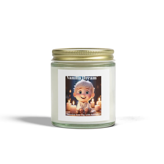 Vanilla Dream Scented Candle - 4oz & 9oz - Cozy Home Fragrance - S-Mart Shop Smart Treasures