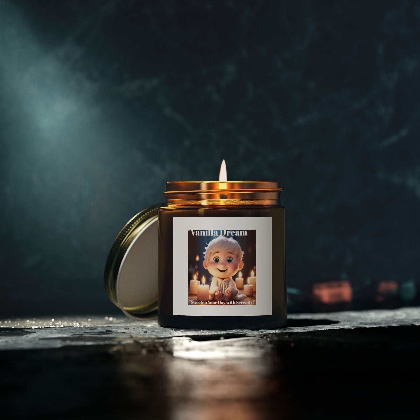 Vanilla Dream Scented Candle - 4oz & 9oz - Cozy Home Fragrance - S-Mart Shop Smart Treasures