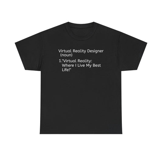 Virtual Reality Designer Unisex Heavy Cotton Tee – Perfect Gift for Tech Enthusiasts! - S-Mart Shop Smart Treasures