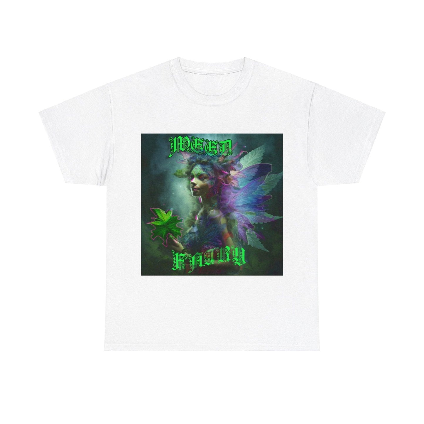 weed Fairy Unisex Heavy Cotton Tee - S-Mart Shop Smart Treasures