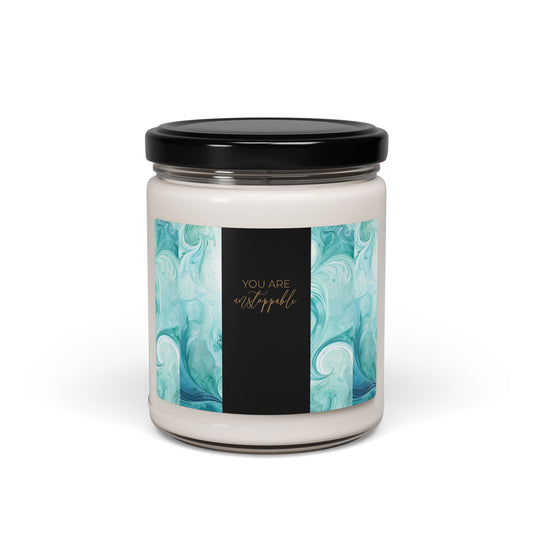 You Are Unstoppable Scented Soy Candle - 9oz Aromatherapy Gift - S-Mart Shop Smart Treasures