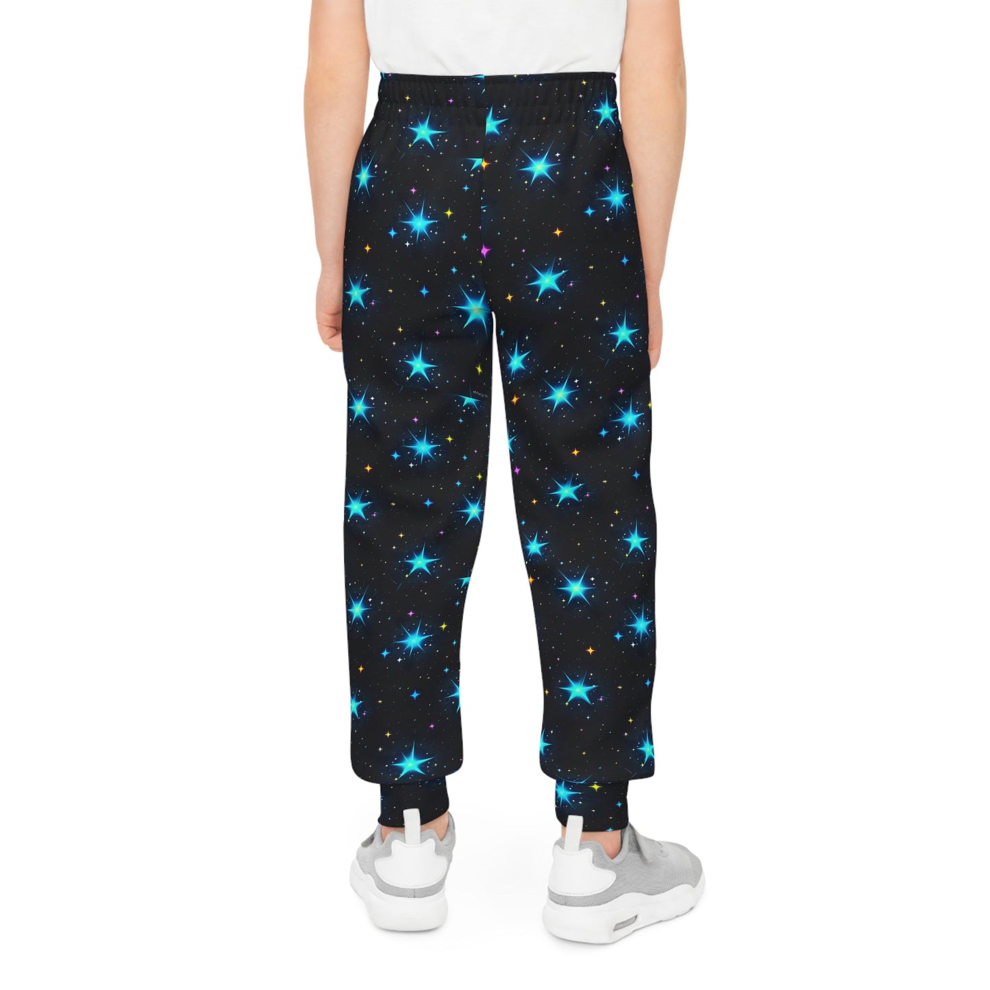 Youth Starry Night Joggers - Cozy Space-Themed Pants for Kids - S-Mart Shop Smart Treasures