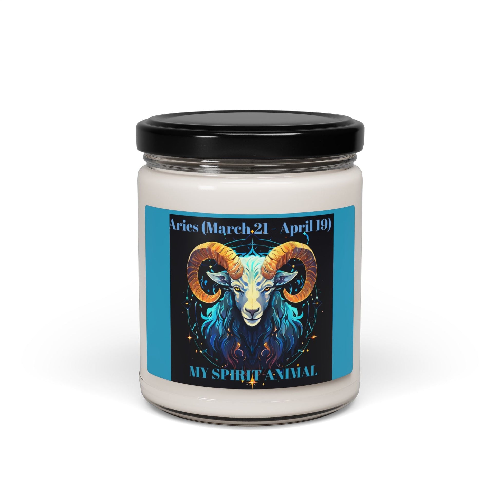 Zodiac Aries Scented Soy Candle - 9oz, Ideal for Astrology Lovers - S-Mart Shop Smart Treasures
