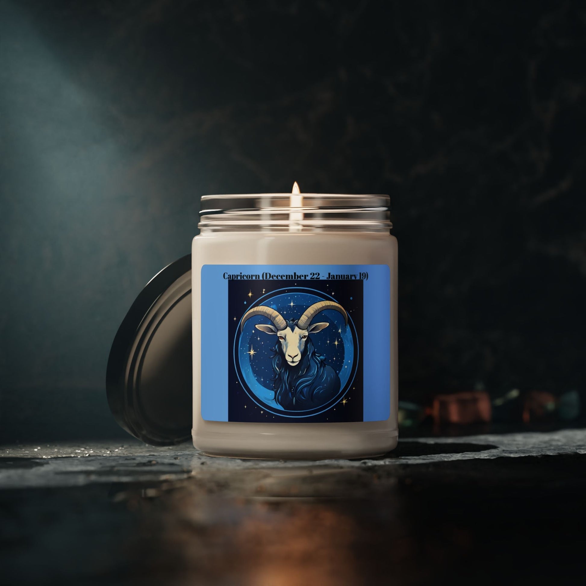 Zodiac Scented Soy Candle - Capricorn (December 22 - January 19) - S-Mart Shop Smart Treasures