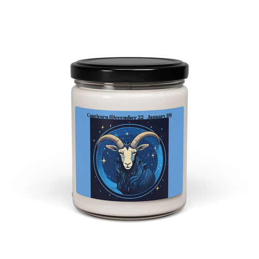 Zodiac Scented Soy Candle - Capricorn (December 22 - January 19) - S-Mart Shop Smart Treasures