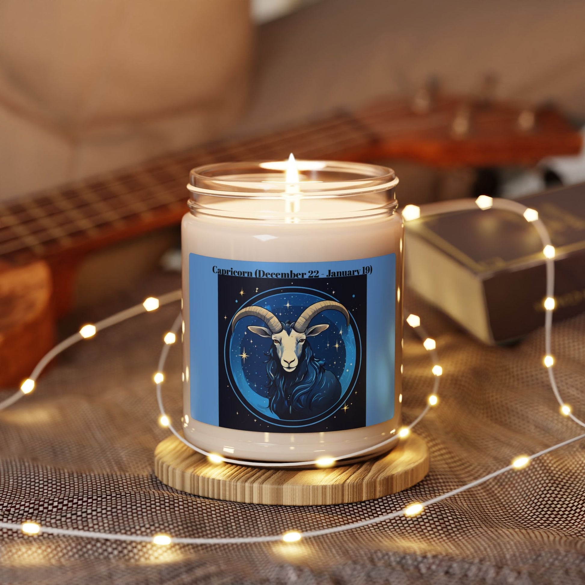 Zodiac Scented Soy Candle - Capricorn (December 22 - January 19) - S-Mart Shop Smart Treasures