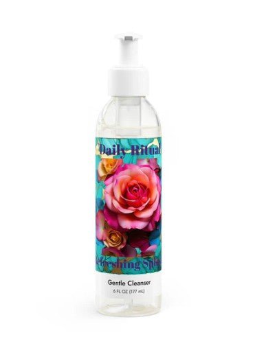  Skincare products displayed with natural elements like leaves and water drops - S-Mart Shop Smart Treasures