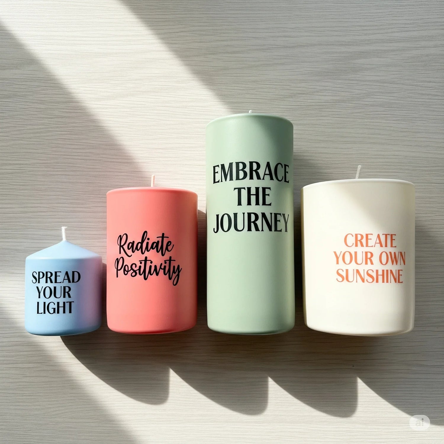 The 'Light Up Your Life' Collection: Unique & Upbeat Quote Candles - S-Mart Shop Smart Treasures