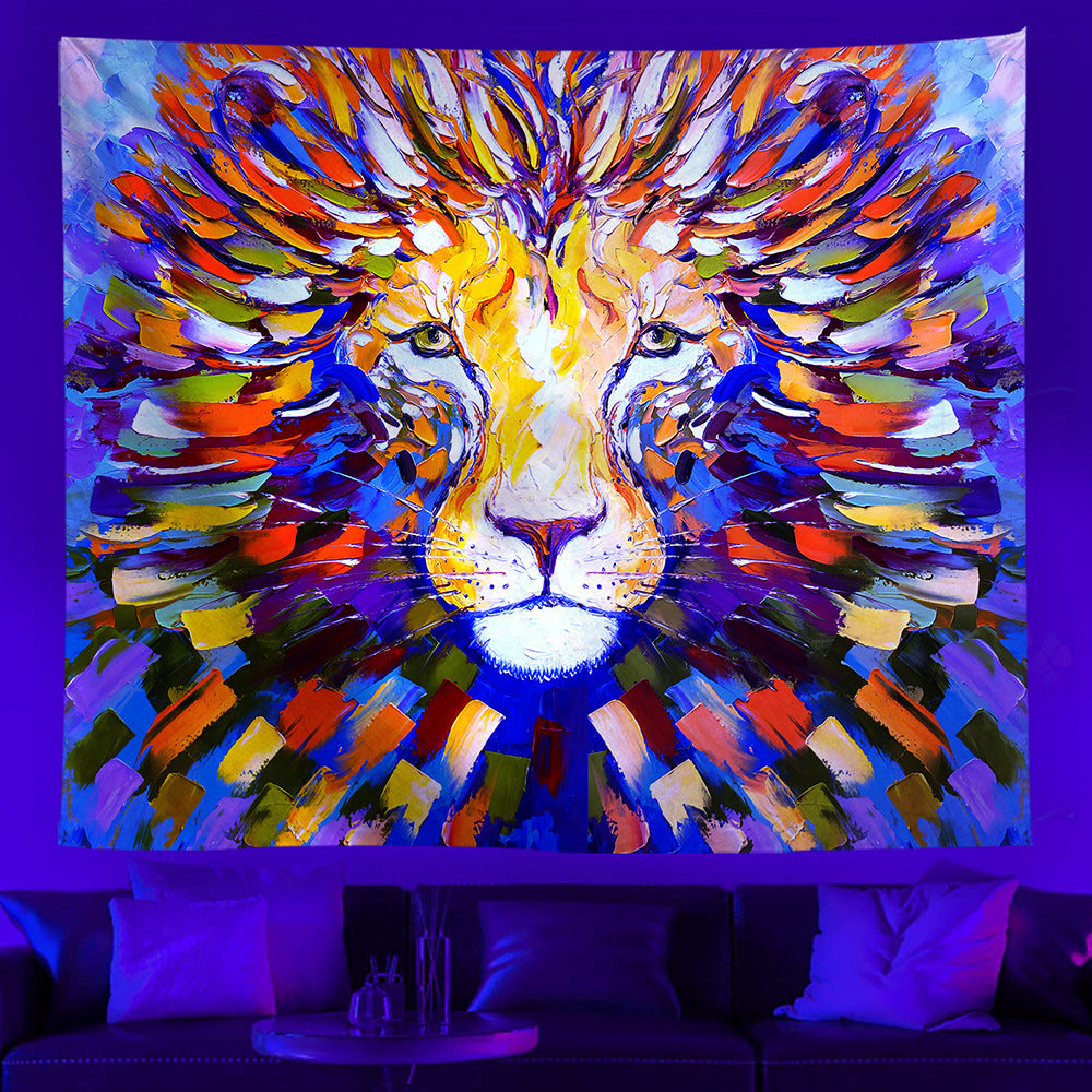 Luminous Psychedelic Tapestry Amazon Wall Tapestry Hanging Wall Background Cloth