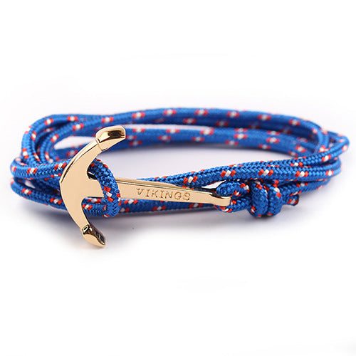 Pirate Nylon Rope Boat Anchor Bracelet