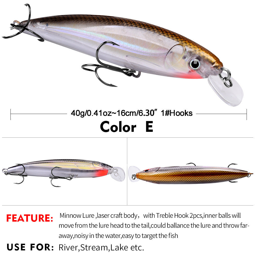 Plastic Lures Long Cast Suspension Lures