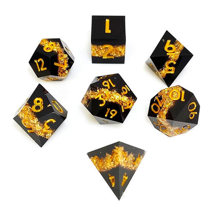 Black Clip Resin COC Running Dice