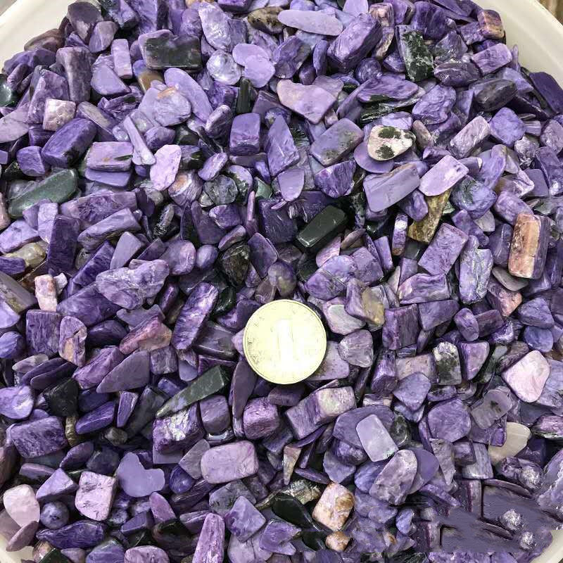 Purple Dragon Crystal Gravel Flower Pot Landscape Decoration