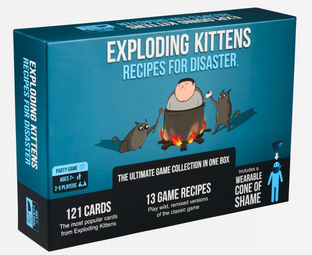 Full English Casual Party Game Card Explosion Kitten