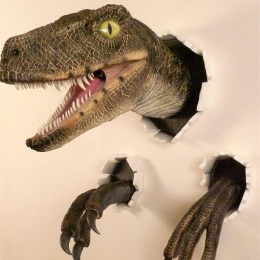 Dinosaur Resin Ornaments With Wall Atmosphere