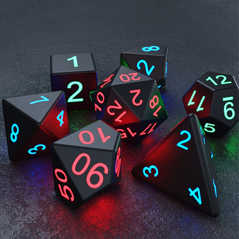 Colorful Multi-faceted Electronic Toy Glowing Dice