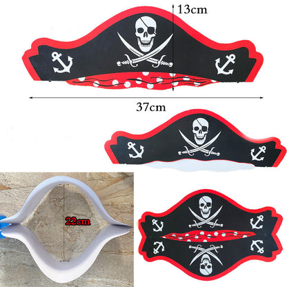 Creative Halloween Children's Paper Pirate Hat