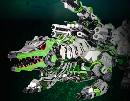 Swamp Giant  Dragon Alligator DIY Metal Jigsaw Puzzle