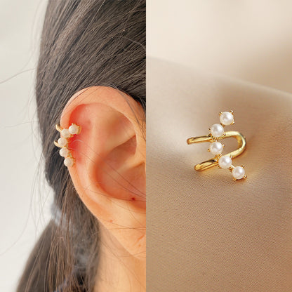 Creative Simple Non-pierced Ear Clip Five-piece Set