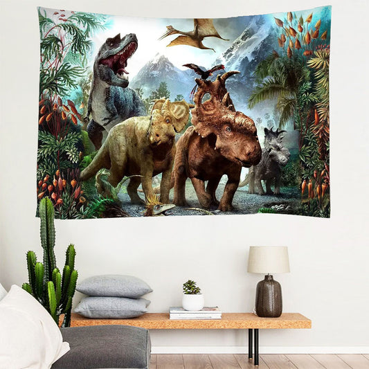 Dinosaur Wall Beach Carpet Cloth