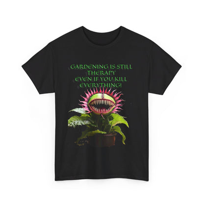 Gardening Is Therapy Unisex Heavy Cotton Tee