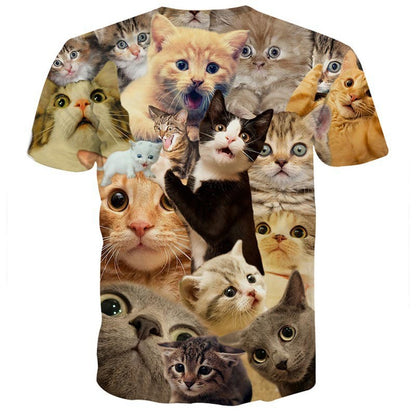 Cat Short Sleeve T Shirt