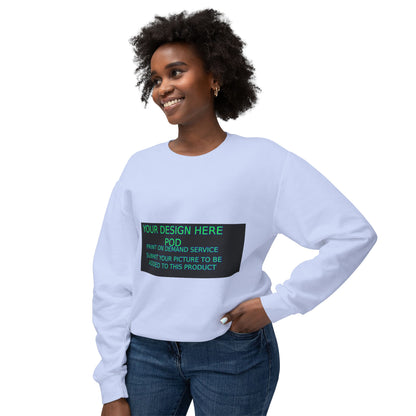 Unisex Lightweight Crewneck Sweatshirt