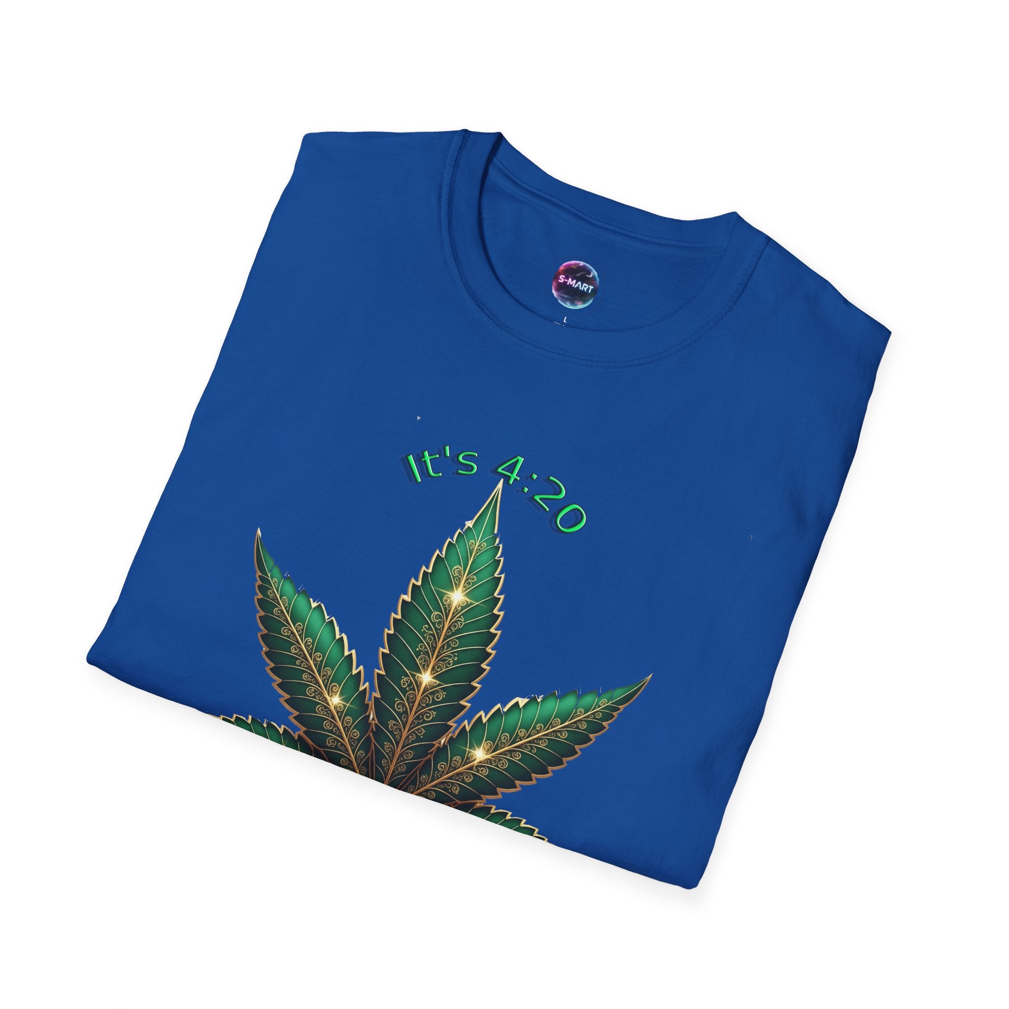 It's 420 Somewhere Vibes Unisex T-Shirt - Perfect for Cannabis Enthusiasts, Gifts, Festivals, Casual Wear, and Celebrations! - S-Mart Shop Smart Treasures