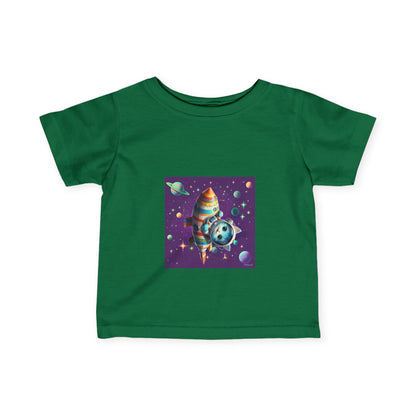 Cute Space-Themed Infant Tee - Adorable Baby Shirt for Young Explorers