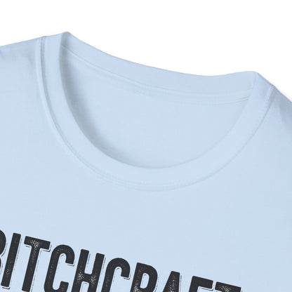 Witchcraft Bitchcraft The Art Of Pissing People Off  Unisex T-Shirt | Magic Lover Gift, Halloween Apparel, Art of Spell Casting Tee, Mystical Fashion