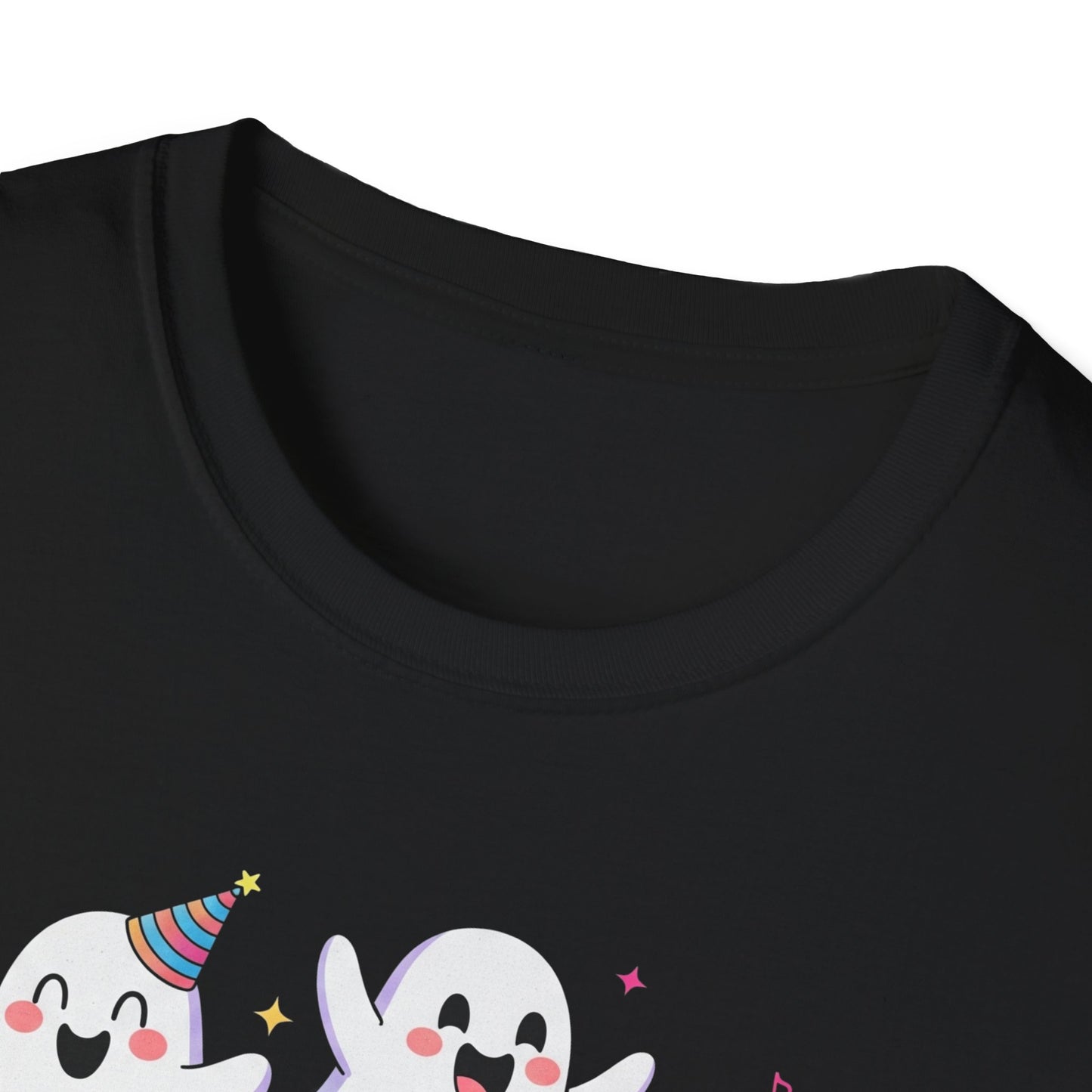 Ghoulish Fun T-Shirt, Ghost Theme Tee, Unisex Halloween Shirt, Cute Spooky Apparel, Fun Costume Idea, Party Outfit