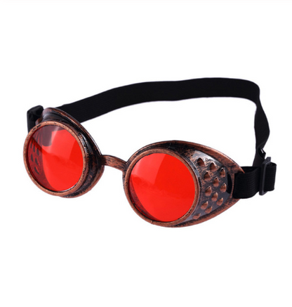 Steampunk goggles night club pirate king glasses