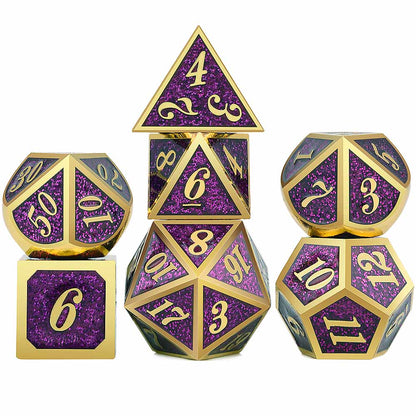 Metal game dice