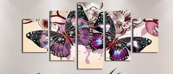 Diamond Painting - Multi-Picture Beautiful Butterflies