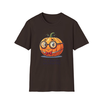 Playful Pumpkin T-Shirt, Funny Fall Tee, Halloween Apparel, Gift for Pumpkin Lovers, Casual Unisex Wear