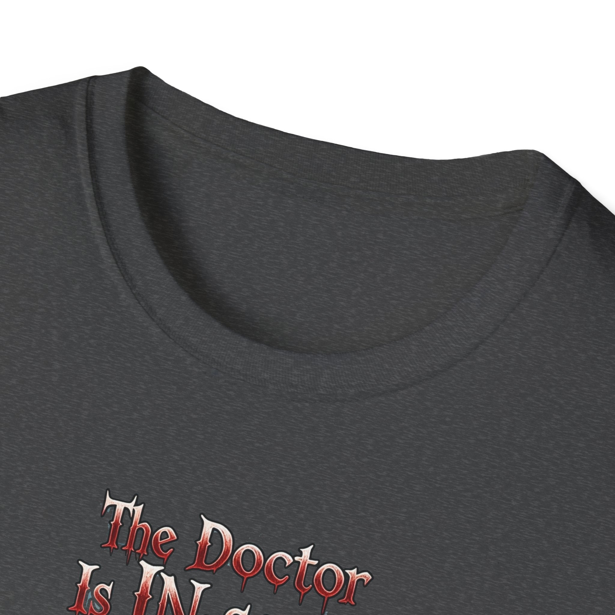 Gothic Plague In-sane Doctor T-Shirt, Unisex Softstyle Tee, Spooky Halloween Tee, Halloween Costume Shirt, Gift for Whovians, Dark Humor [...]