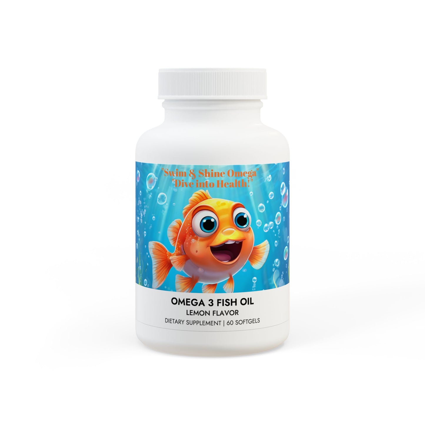 Omega 3 Fish Oil Supplement (60 Softgels)