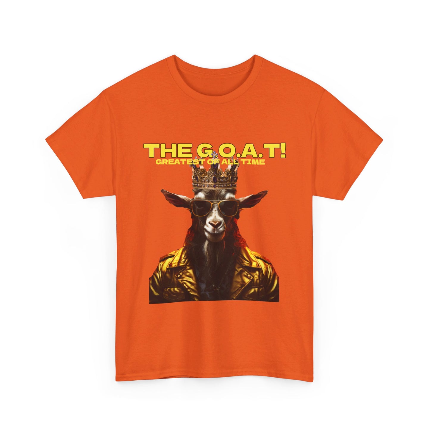 The G.O.A.T Greatest Of All Time submit custom order to add your name!   Unisex Heavy Cotton Tee