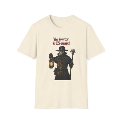Gothic Plague In-sane Doctor T-Shirt, Unisex Softstyle Tee, Spooky Halloween Tee, Halloween Costume Shirt, Gift for Whovians, Dark Humor [...]