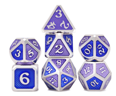 Metal game dice