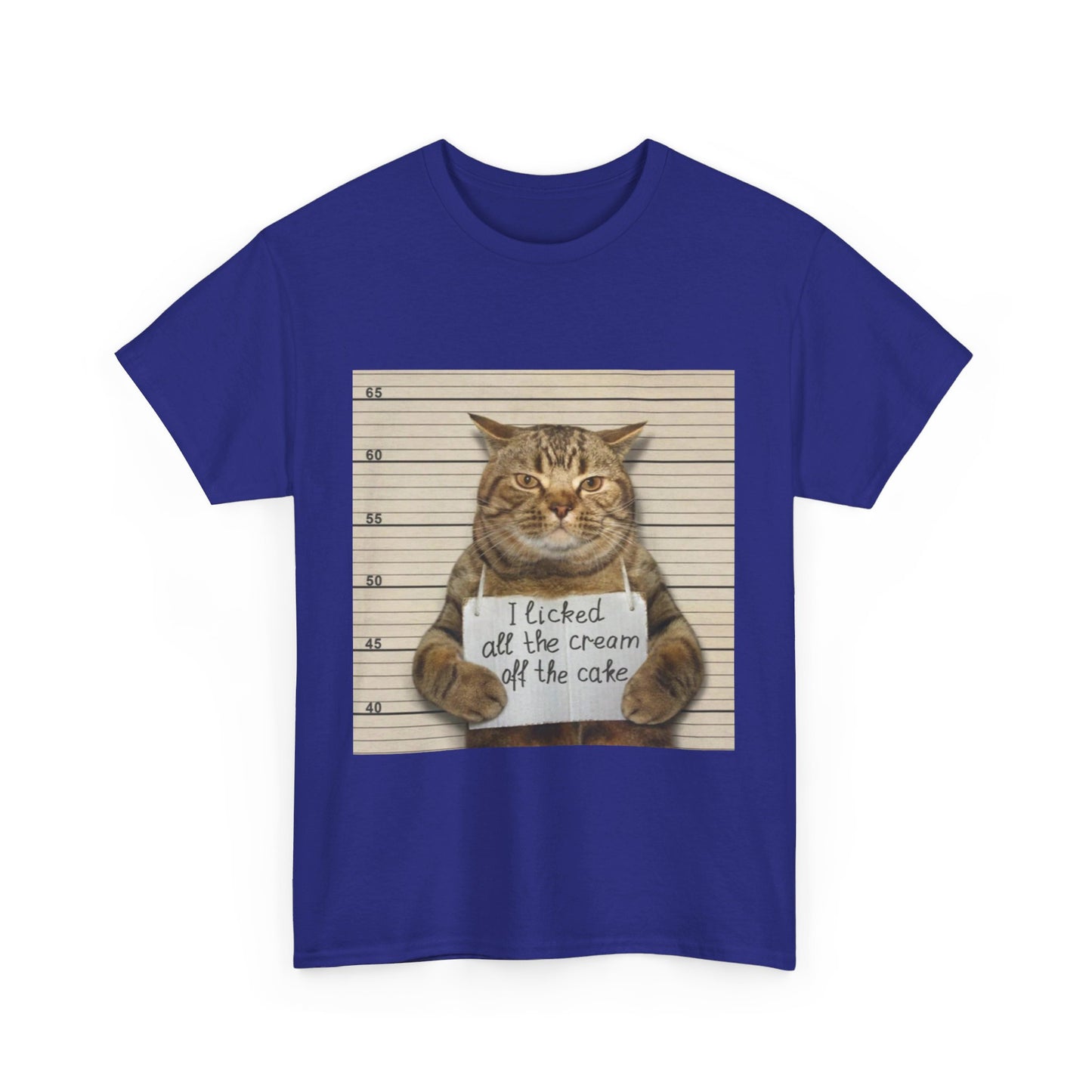 The Cat Did It Unisex Heavy Cotton Tee