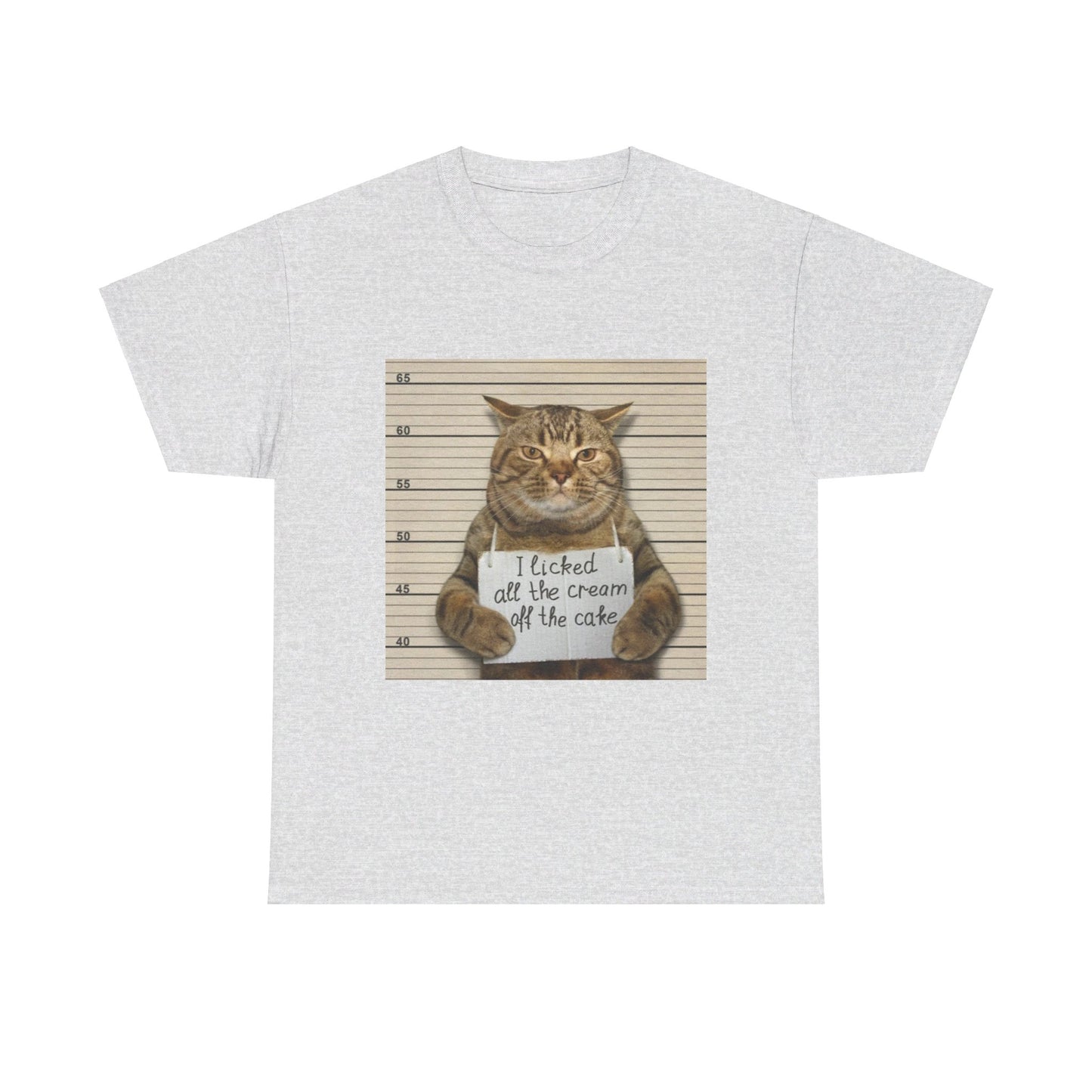 The Cat Did It Unisex Heavy Cotton Tee