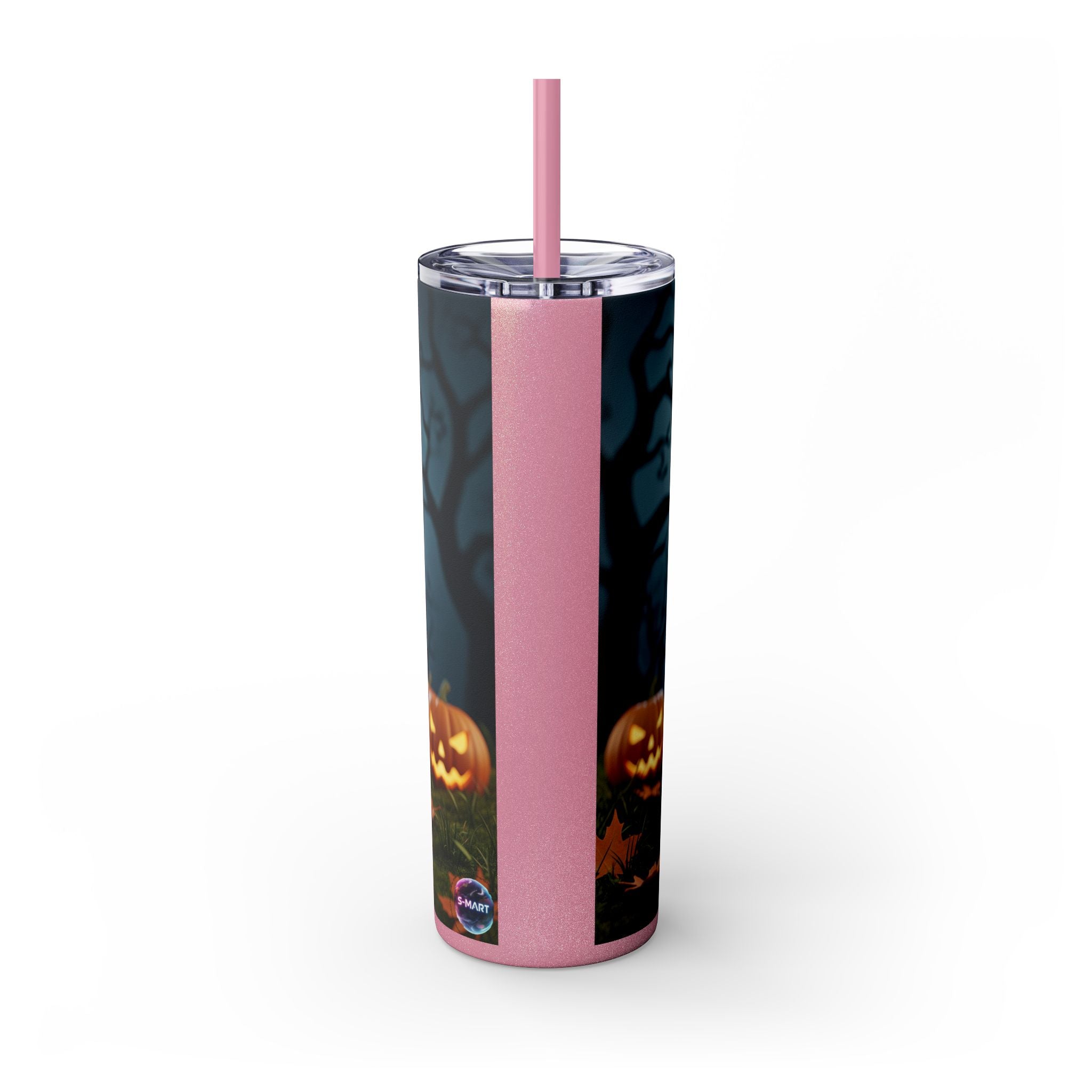 Halloween Mr. Pickle Tumbler, 20oz Skinny Tumbler with Straw, Fun for Parties, Trick or Treat, Kids Gift, Spooky Decor