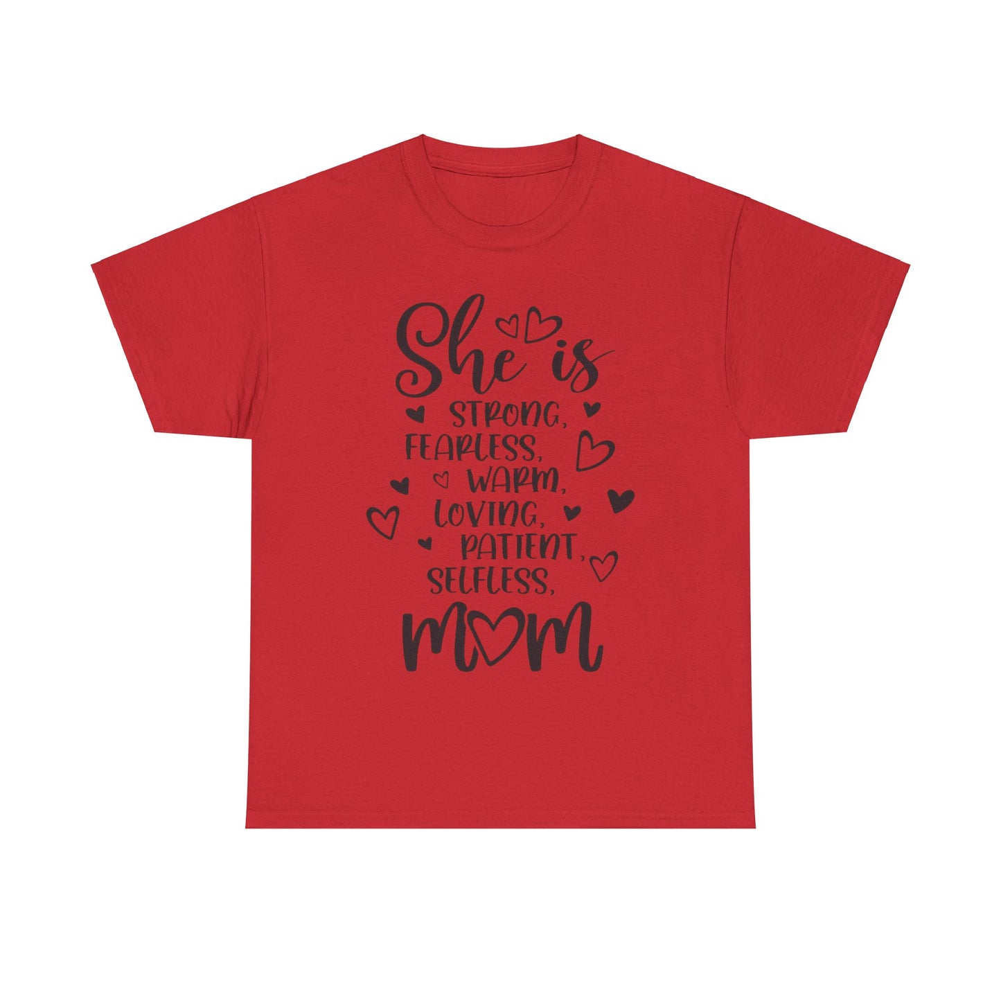 She is mom Unisex Heavy Cotton Tee