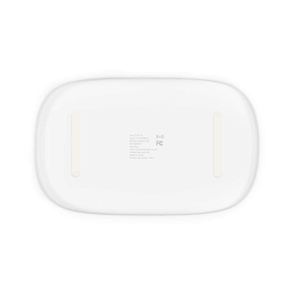 Custom Design UV Phone Sanitizer & Wireless Charging Pad - Clean & Charge Anytime!