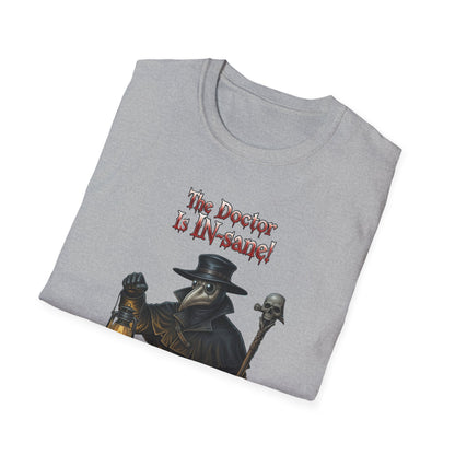 Gothic Plague In-sane Doctor T-Shirt, Unisex Softstyle Tee, Spooky Halloween Tee, Halloween Costume Shirt, Gift for Whovians, Dark Humor [...]